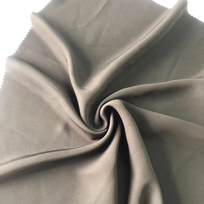 High quality 100% anti-static export polyester 4 way stretch elastic chiffon fabric for women's clothing blouse dress